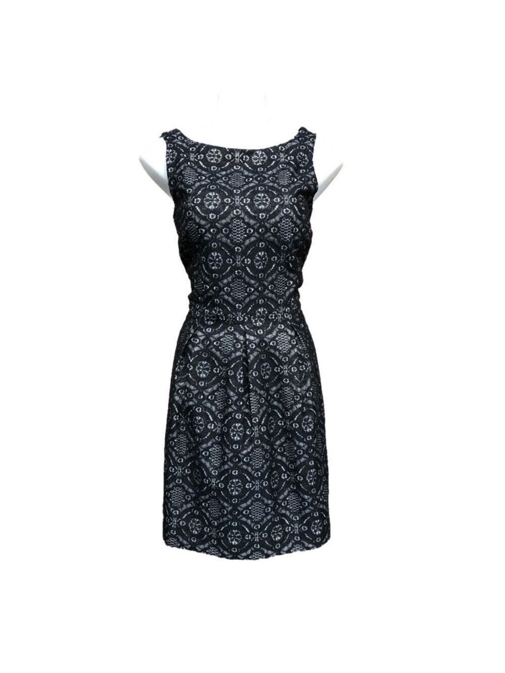 Banana Republic black lace sleeveless dress NEW Size 6